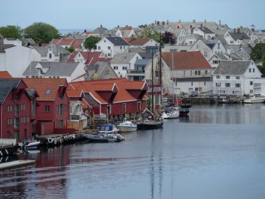 Norveç 'in Haugesund şehri.