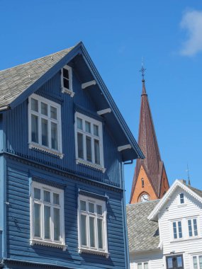 Norveç 'in Haugesund şehri.