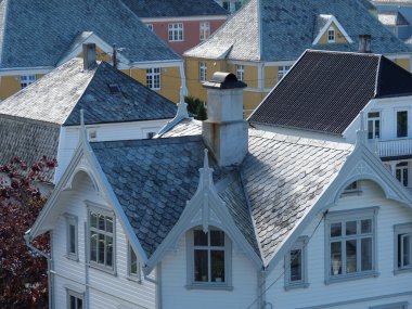 Norveç 'in Haugesund şehri.