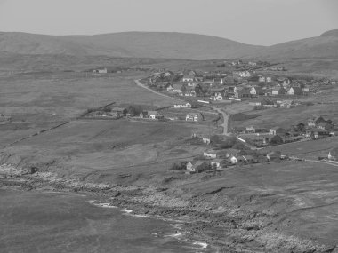 İskoçya 'da Lerwick şehrinin bulunduğu shetland adaları