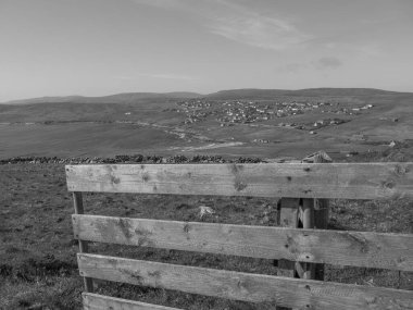 İskoçya 'da Lerwick şehrinin bulunduğu shetland adaları