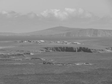 İskoçya 'da Lerwick şehrinin bulunduğu shetland adaları