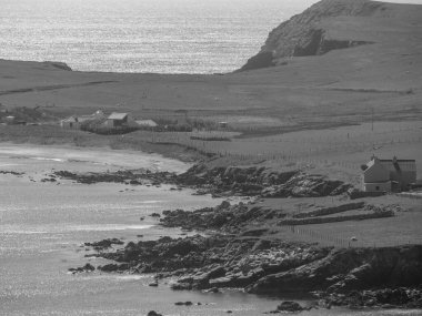 İskoçya 'da Lerwick şehrinin bulunduğu shetland adaları 