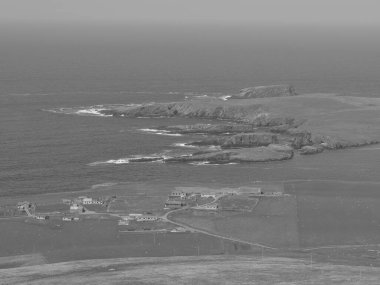 İskoçya 'da Lerwick şehrinin bulunduğu shetland adaları 