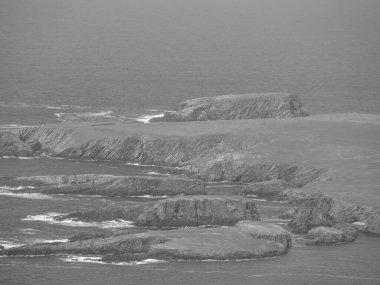 İskoçya 'da Lerwick şehrinin bulunduğu shetland adaları 