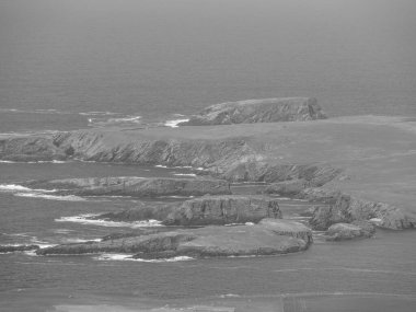 İskoçya 'da Lerwick şehrinin bulunduğu shetland adaları 