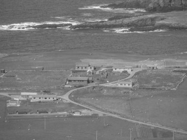 İskoçya 'da Lerwick şehrinin bulunduğu shetland adaları 