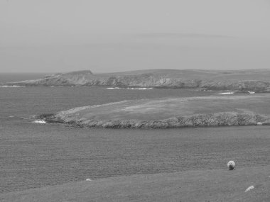 İskoçya 'da Lerwick şehrinin bulunduğu shetland adaları 