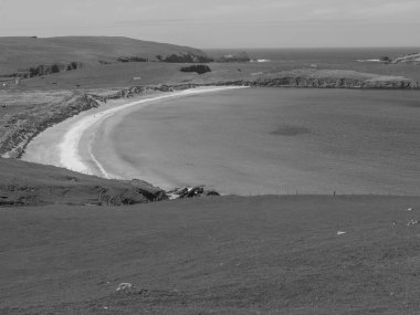 İskoçya 'da Lerwick şehrinin bulunduğu shetland adaları 