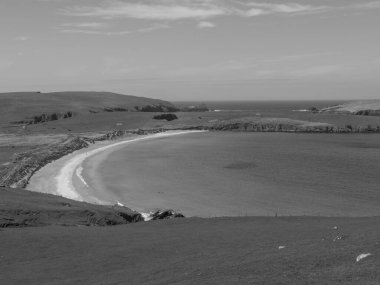 İskoçya 'da Lerwick şehrinin bulunduğu shetland adaları 