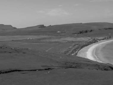 İskoçya 'da Lerwick şehrinin bulunduğu shetland adaları 
