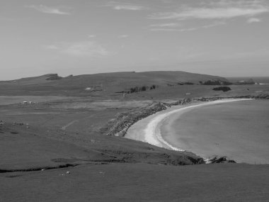 İskoçya 'da Lerwick şehrinin bulunduğu shetland adaları 