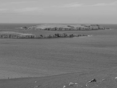 İskoçya 'da Lerwick şehrinin bulunduğu shetland adaları 