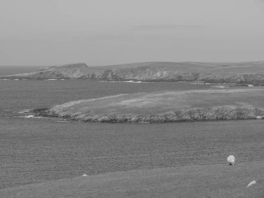 İskoçya 'da Lerwick şehrinin bulunduğu shetland adaları 