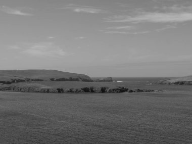 İskoçya 'da Lerwick şehrinin bulunduğu shetland adaları 