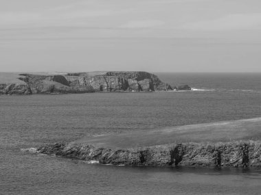 İskoçya 'da Lerwick şehrinin bulunduğu shetland adaları 