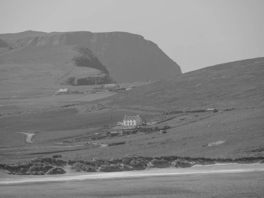 İskoçya 'da Lerwick şehrinin bulunduğu shetland adaları 