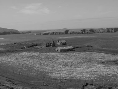 İskoçya 'da Lerwick şehrinin bulunduğu shetland adaları 
