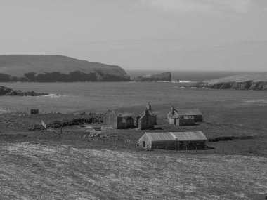 İskoçya 'da Lerwick şehrinin bulunduğu shetland adaları 