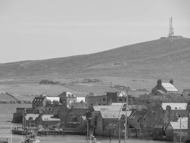 İskoçya 'da Lerwick şehrinin bulunduğu shetland adaları 