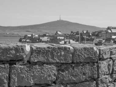 İskoçya 'da Lerwick şehrinin bulunduğu shetland adaları 