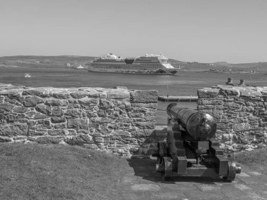 İskoçya 'da Lerwick şehrinin bulunduğu shetland adaları 