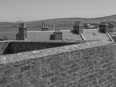 İskoçya 'da Lerwick şehrinin bulunduğu shetland adaları