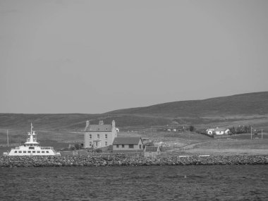 İskoçya 'da Lerwick şehrinin bulunduğu shetland adaları
