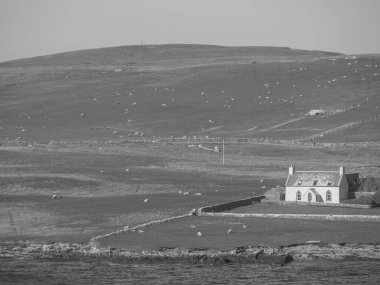 İskoçya 'da Lerwick şehrinin bulunduğu shetland adaları