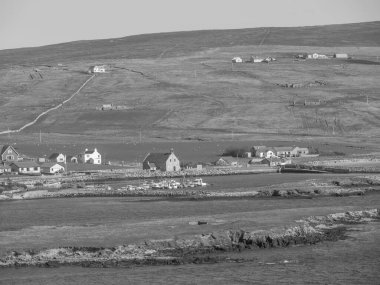 İskoçya 'da Lerwick şehrinin bulunduğu shetland adaları