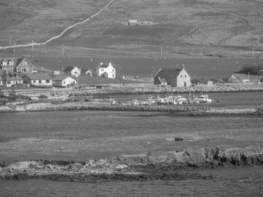 İskoçya 'da Lerwick şehrinin bulunduğu shetland adaları