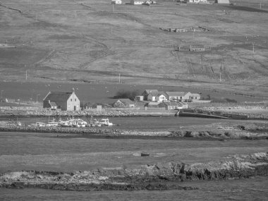 İskoçya 'da Lerwick şehrinin bulunduğu shetland adaları
