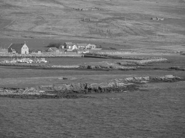 İskoçya 'da Lerwick şehrinin bulunduğu shetland adaları