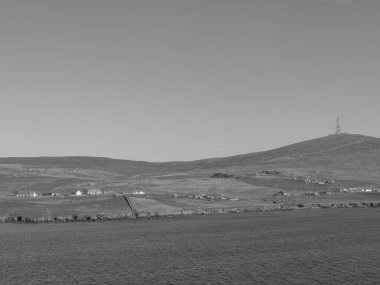 İskoçya 'da Lerwick şehrinin bulunduğu shetland adaları