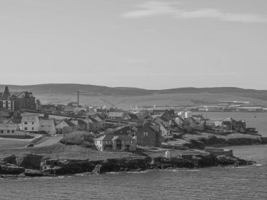 İskoçya 'da Lerwick şehrinin bulunduğu shetland adaları