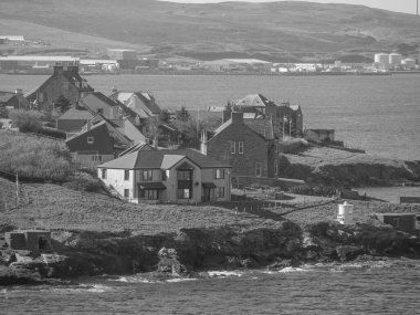 İskoçya 'da Lerwick şehrinin bulunduğu shetland adaları