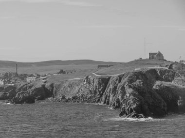 İskoçya 'da Lerwick şehrinin bulunduğu shetland adaları