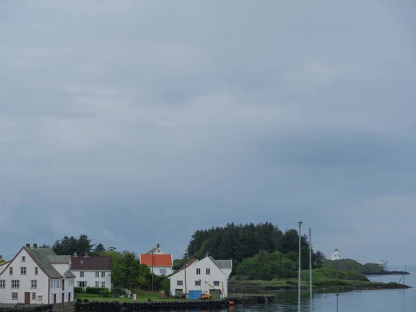 Stad Haugesund Noorwegen — Stockfoto