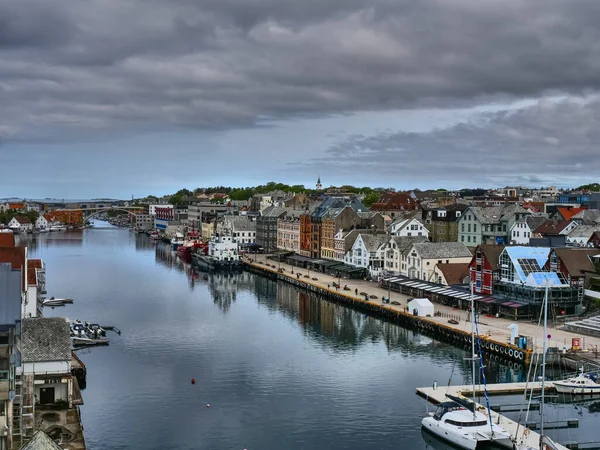 Cidade Haugesund Noruega — Fotografia de Stock