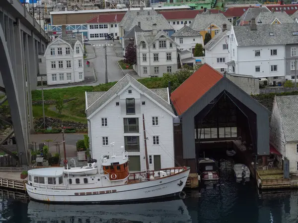 Město Haugesund Norsku — Stock fotografie