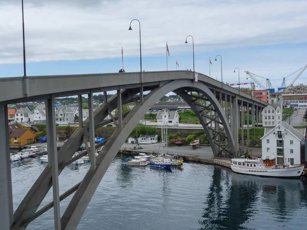 Město Haugesund Norsku — Stock fotografie