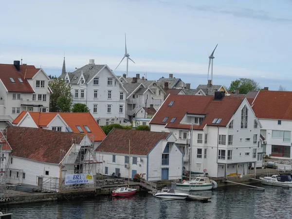 Cidade Haugesund Noruega — Fotografia de Stock