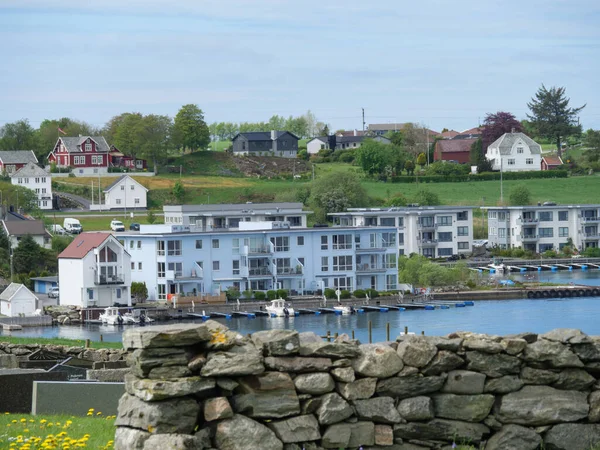 Πόλη Haugesund Στη Νορβηγία — Φωτογραφία Αρχείου