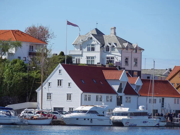 Cidade Haugesund Noruega — Fotografia de Stock