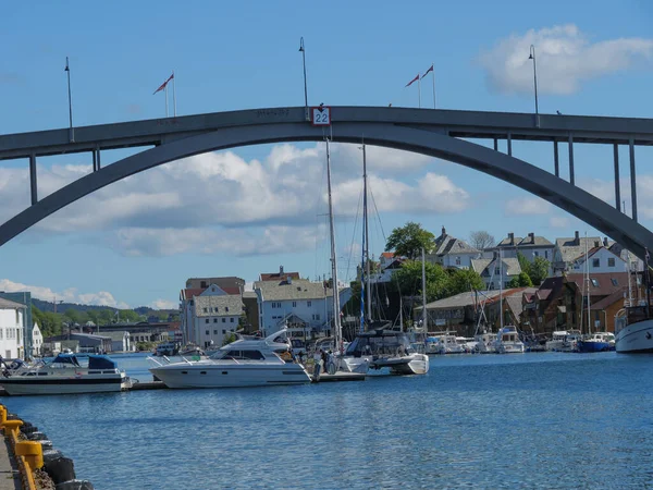 Staden Haugesund Norge — Stockfoto