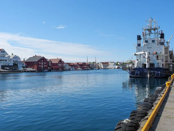 Norveç Haugesund Şehri — Stok fotoğraf