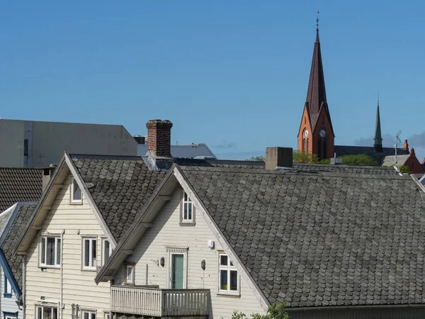 Die Stadt Haugesund Norwegen — Stockfoto