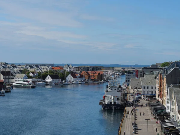 Cidade Haugesund Noruega — Fotografia de Stock