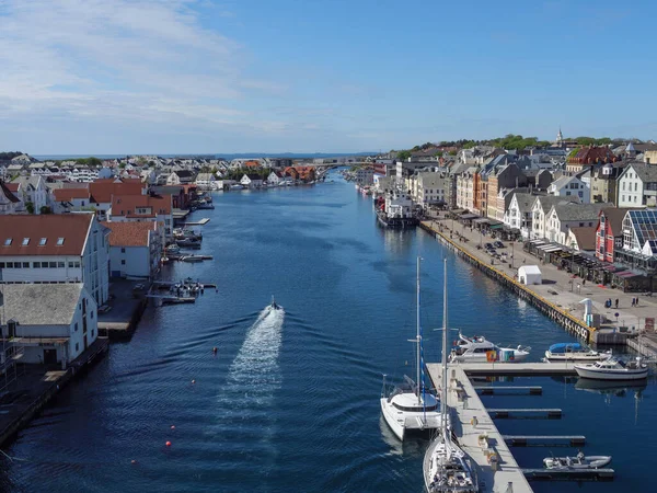 Norveç 'in Haugesund şehri.