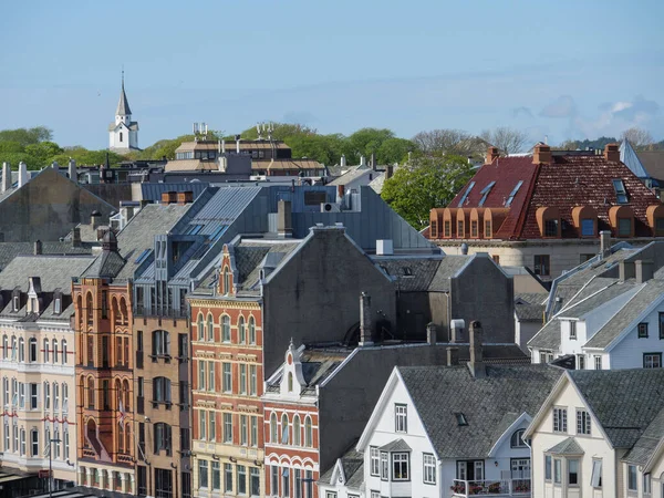 Die Stadt Haugesund Norwegen — Stockfoto